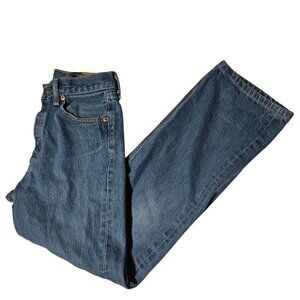 Levis 501 Jeans Mens Size 30 X 30 Button Fly Straight Leg Mid Rise Denim Pants
